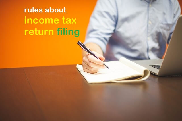 income tax return filing